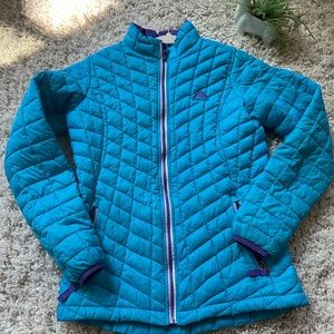 Snozu women athletic wind lightweight fall blue zipper long sleeve casua…